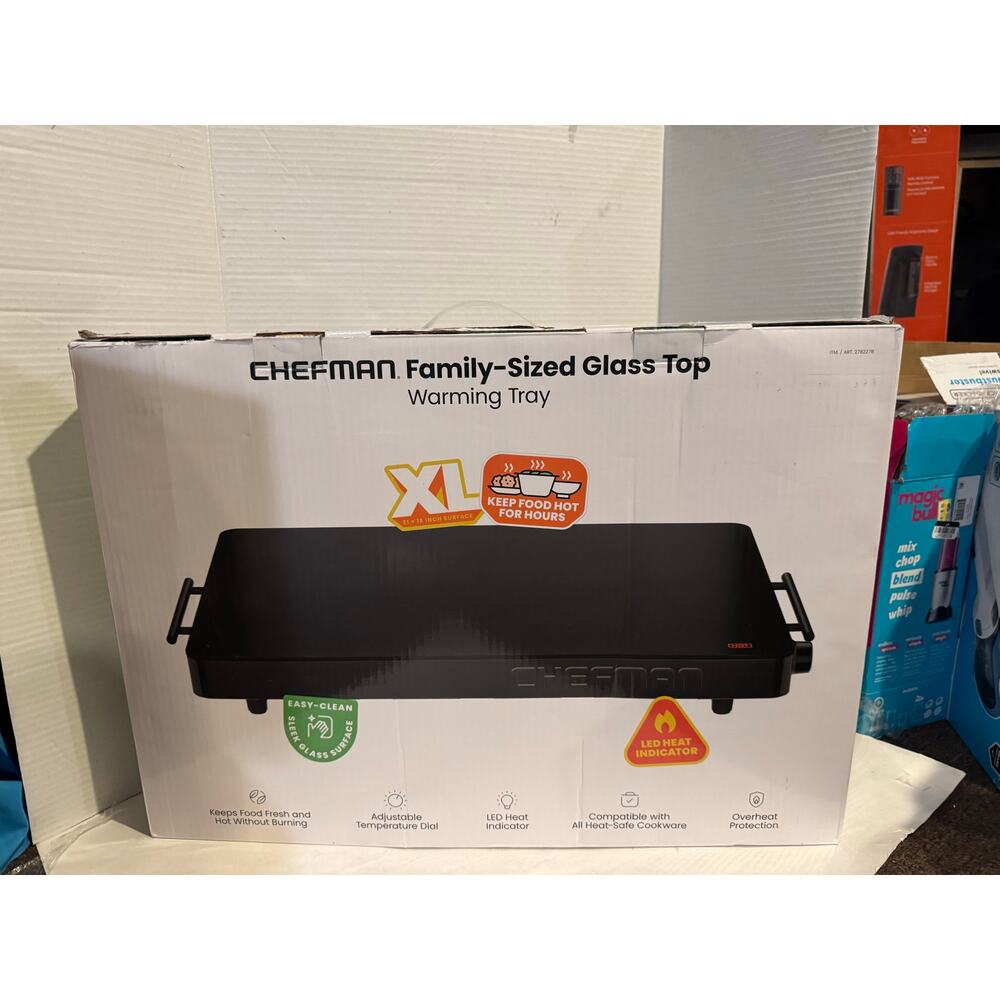 Chefman Electric Warming Tray& Adjustable Temperature Control,Perfect For Buffet - Picture 4 of 5